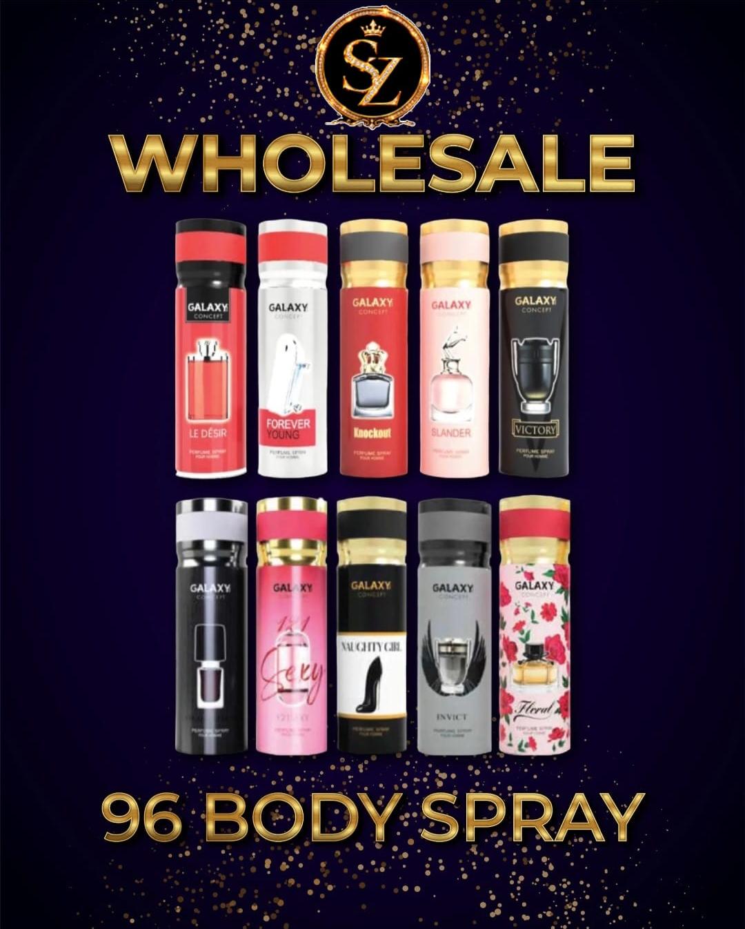 96 BODY SPRAY BY GALAXY
