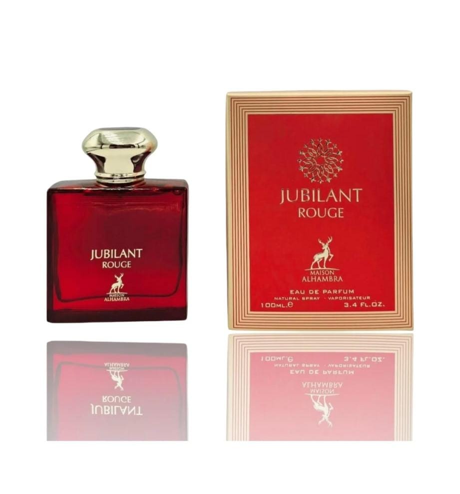 JUBILANT ROUGE EDP 100ML FOR MEN BY MAISON ALHAMBRA