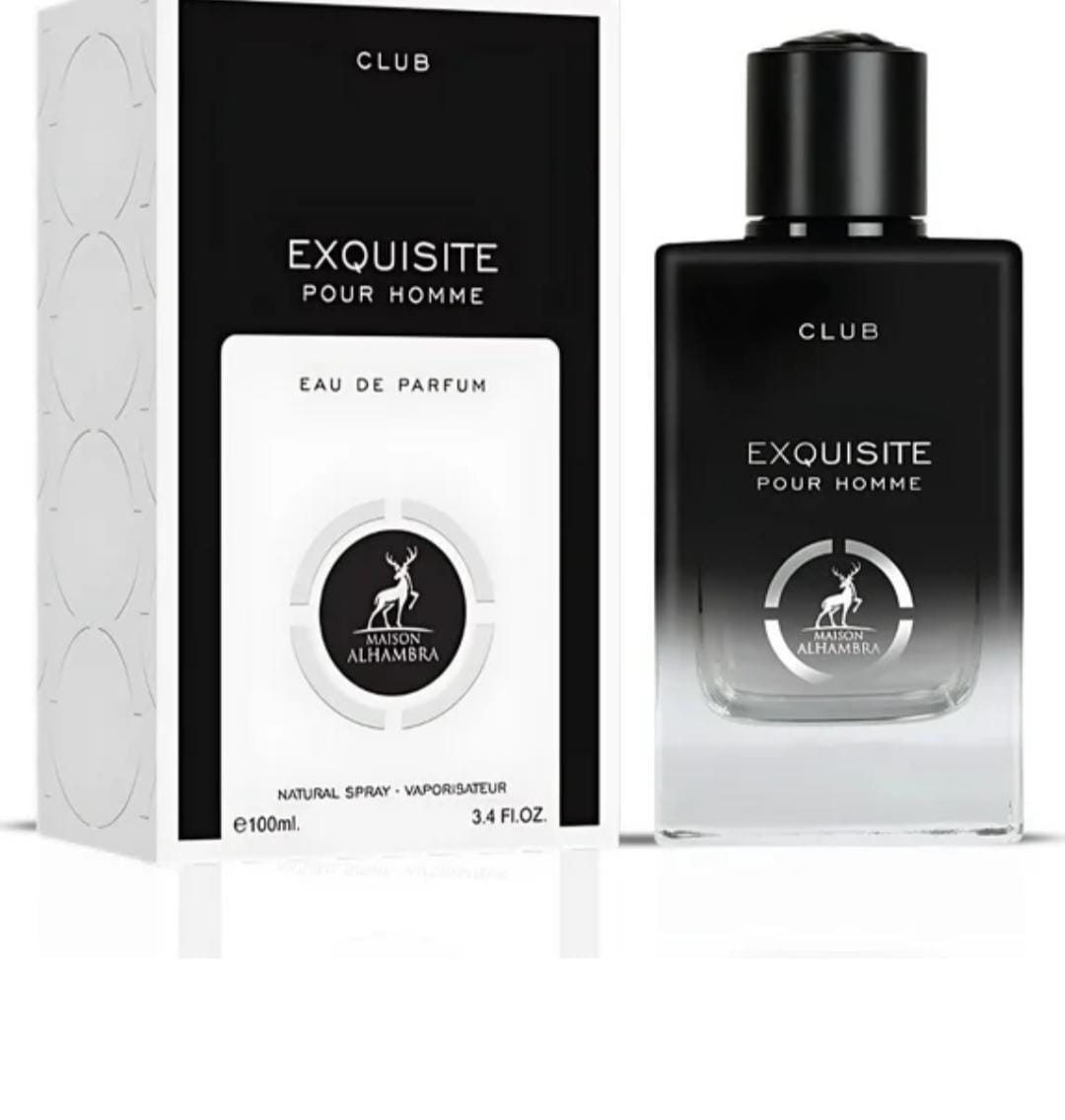 EXQUISITE CLUB EDP 100ML FOR MEN BY MAISON ALHAMBRA