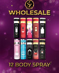 12 MIX BODY SPRAY BY GALAXY