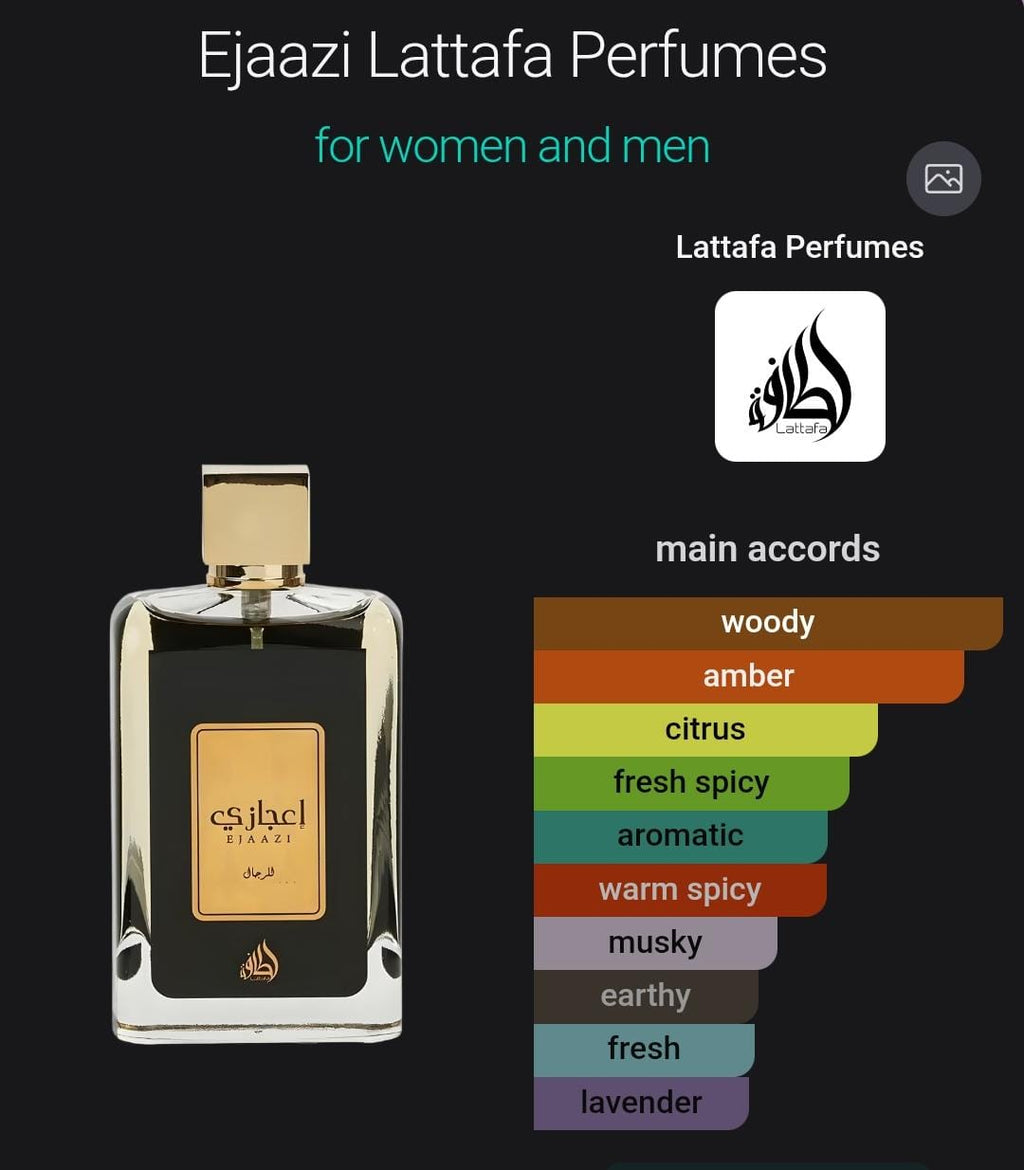 EJAZEE EDP 100ML UNISEX BY LATTAFA